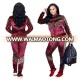 Leopard Details Fashion Two Piece Velvet Sweat Suit Women Set