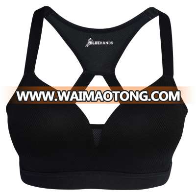 New arrival Custom Polyester Woman Sport Bra